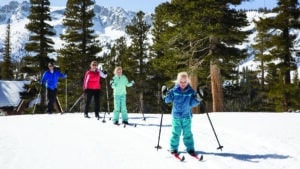 Cross country skiing tamarack mammoth lakes California